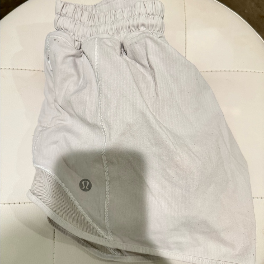 White lulu shorts